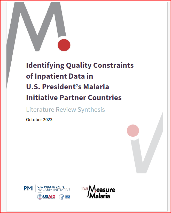Identifying Quality Constraints of Inpatient Data in U.S. President’s Malaria Initiative Partner Countries
